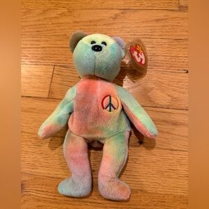 NWT Beanie babies Peace.